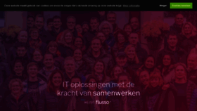What Flusso.nl website looked like in 2020 (4 years ago)