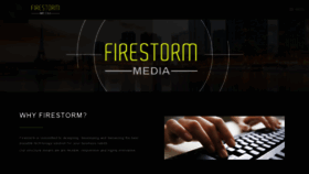 What Firestormmedia.tv website looked like in 2020 (4 years ago)
