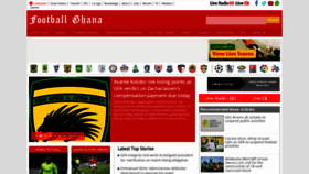 What Footballghana.com website looked like in 2020 (4 years ago)