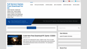 What Fulldownload2pcgames.blogspot.com website looked like in 2020 (4 years ago)