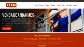 What Fixoequipamentos.com.br website looked like in 2020 (4 years ago)
