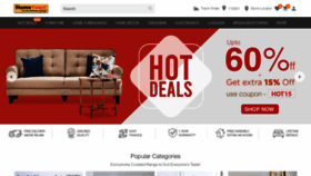 What Fabfurnish.com website looked like in 2020 (4 years ago)