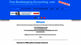 What Freebookkeepingaccounting.com website looked like in 2020 (4 years ago)