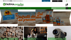 What Farmaconsultas.es website looked like in 2020 (4 years ago)