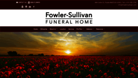 What Fowlersullivanfuneralhome.com website looked like in 2020 (4 years ago)