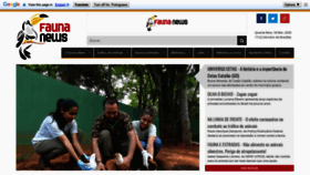What Faunanews.com.br website looked like in 2020 (4 years ago)