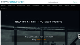What Firmafotografen.no website looked like in 2020 (4 years ago)
