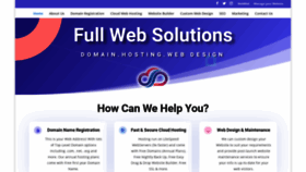 What Fullwebsolutions.com website looked like in 2020 (4 years ago)