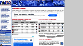 What Forex.pk website looked like in 2020 (4 years ago)