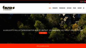 What Faunaoutdoor.com website looked like in 2020 (4 years ago)
