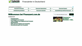 What Finanzamt.com.de website looked like in 2020 (4 years ago)