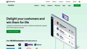 What Freshdesk.be website looked like in 2020 (4 years ago)