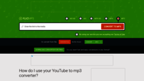 What Flv2mp3.by website looked like in 2020 (4 years ago)