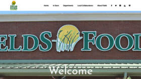 What Fieldsfoods.com website looked like in 2020 (4 years ago)