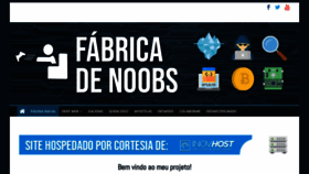 What Fabricadenoobs.com.br website looked like in 2020 (4 years ago)