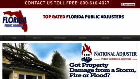 What Floridapublicadjuster.com website looked like in 2020 (4 years ago)