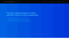 What Findlaydigitaldesign.com website looked like in 2020 (4 years ago)