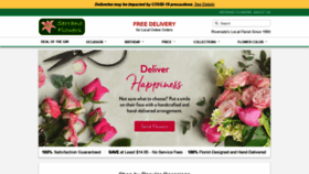 What Flowersriversideca.com website looked like in 2020 (4 years ago)