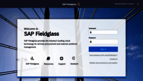 What Fieldglass.eu website looked like in 2020 (4 years ago)