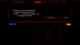What Freeanimemusic.org website looked like in 2020 (4 years ago)