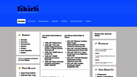 What Fikirli.com.tr website looked like in 2020 (4 years ago)