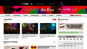 What Festivaldorio.com.br website looked like in 2020 (4 years ago)