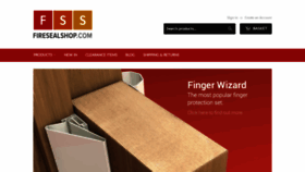 What Firesealshop.com website looked like in 2020 (4 years ago)