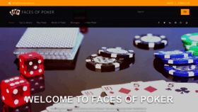 What Facesofpoker.com website looked like in 2020 (4 years ago)