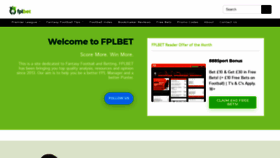 What Fplbet.com website looked like in 2020 (4 years ago)