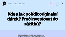 What Firma-na-zazitky.cz website looked like in 2020 (4 years ago)