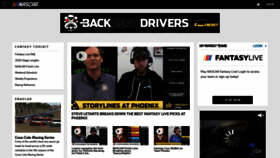 What Fantasygames.nascar.com website looked like in 2020 (4 years ago)