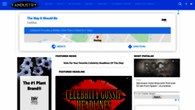 What Fandustry.com website looked like in 2020 (4 years ago)