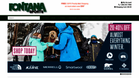 What Fontanasports.com website looked like in 2020 (5 years ago)