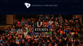What Foothillspresbytery.org website looked like in 2020 (4 years ago)