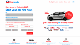 What Finalrentals.com website looked like in 2020 (4 years ago)