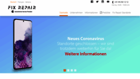 What Fixrepair.ch website looked like in 2020 (4 years ago)