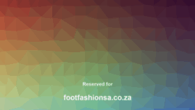What Footfashionsa.co.za website looked like in 2020 (4 years ago)