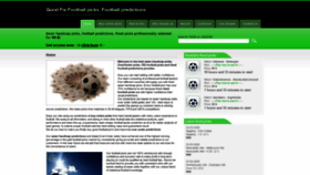 What Fixedfootballpicks.com website looked like in 2020 (4 years ago)
