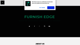 What Furnishedge.co.in website looked like in 2020 (4 years ago)