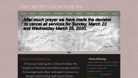 What Firstbaptistiva.org website looked like in 2020 (4 years ago)