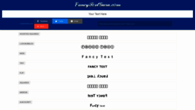 What Fancytextguru.com website looked like in 2020 (4 years ago)