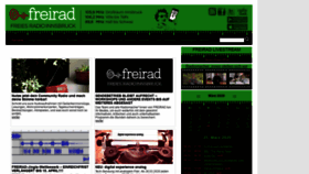 What Freirad.at website looked like in 2020 (4 years ago)