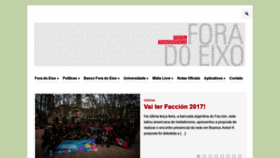 What Foradoeixo.org.br website looked like in 2020 (4 years ago)