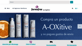 What Farmafree.es website looked like in 2020 (4 years ago)