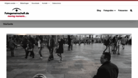 What Fotogemeinschaft.de website looked like in 2020 (4 years ago)