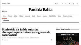 What Faroldabahia.com website looked like in 2020 (4 years ago)