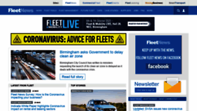 What Fleetnews.co.uk website looked like in 2020 (4 years ago)