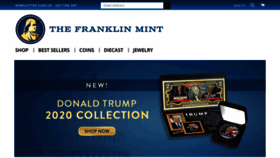 What Franklinmint.com website looked like in 2020 (4 years ago)