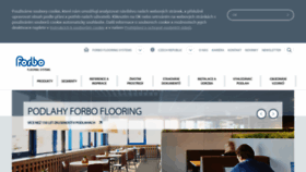 What Forbo-flooring.cz website looked like in 2020 (4 years ago)