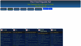 What Freetvguide.nz website looked like in 2020 (4 years ago)